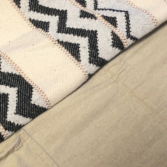 Pixley Stitch Fix Tan Black Cream Aztec Zip Up Utility Jacket Size Mediu - Picture 6 of 16